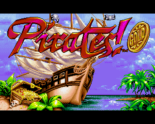 Pirates! Gold title screen for Amiga CD32